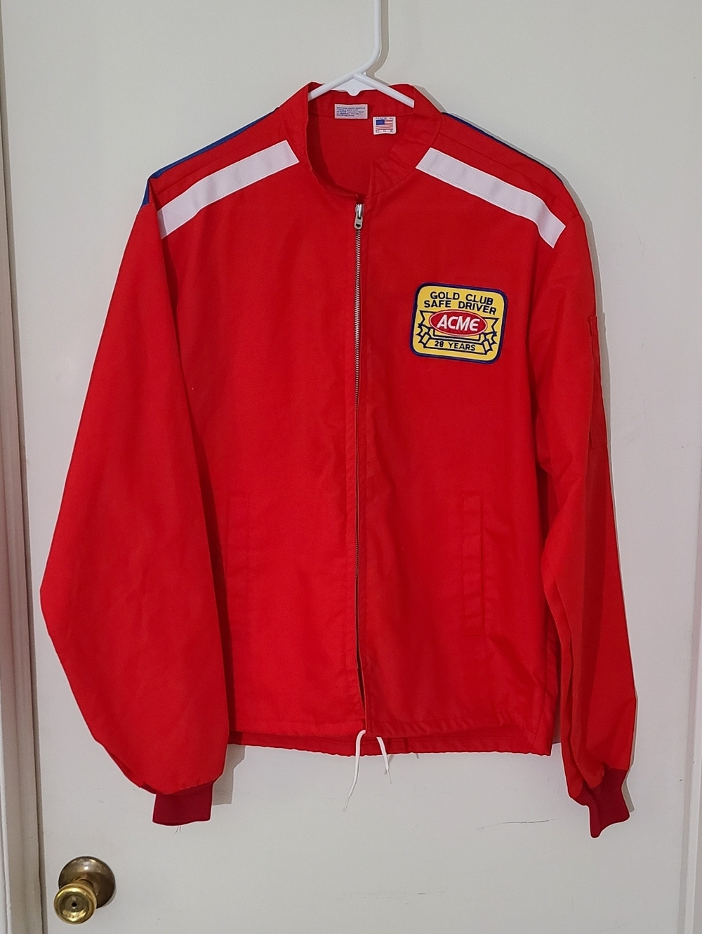 Vintage ACME Gold Club Safe Driver Light Jacket  Medium
